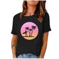 thumbnail image 1 of Birdeem Fashion Woman Print Round-Neck Short Sleeve T-Shirt Printing Loose Blouse Tops, 1 of 4