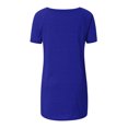 thumbnail image 5 of Timegard Hauts pour Femmes Col Rond Manches Courtes Tuniques pour Porter avec des Leggings Mi-Longs T-Shirts Confortables Été, 5 of 5