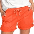 thumbnail image 2 of Shorts for Women High Waisted Drawstring Shorts Summer Casual Loose Mid Rise Sports Short Pants, 2 of 8