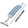 thumbnail image 3 of Fasiaou Bâton de Massage avec Roues à Rangées Multiples pour la Relaxation du Dos et des Muscles, Rouleau Apaisant de Yoga pour la Récupération après l'Entraînement et le Soulagement du Stress, Bleu, 3 of 4