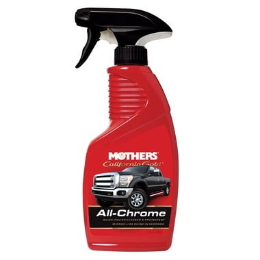 Mothers Metal Polish 05222 California Gold; For Cleaning/Polishing Hard And Decorative Chrome Finish; 12 Ounce Spray Bottle; Liquid