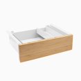 thumbnail image 1 of Desky Minimal Under Desk Drawer - Bamboo / White, 1 of 10