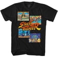 thumbnail image 1 of Street Fighter Video Martial Arts Arcade Game Multihit2 Black Adult T-Shirt Tee, 1 of 2