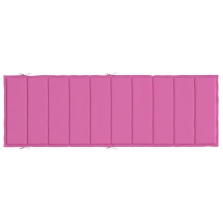 vidaXL Coussin pour Chaise Longue Rose en Tissu Oxford