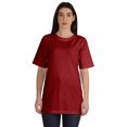 thumbnail image 1 of Inkmeso T-Shirt Basique en Coton à Col Rond pour Femmes Coupe Ample Décontracté Long Haut d'Entraînement, 1 of 8