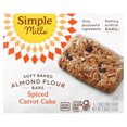 thumbnail image 1 of Simple Mills, Soft-Baked Almond Flour Bars, Spiced Carrot Cake, 5 Bars,  1.19 oz (34 g) Each, 1 of 1