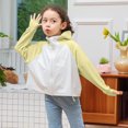thumbnail image 2 of Dealovy Girls Hoodies Sweatshirts Long Sleeve Summer Sun Protection Jackets Full Zip Color Block Baby Clothes, 2 of 5