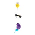 thumbnail image 3 of Tachiuwa Door Hanging Mouse Cat Toy Door Frame Interactive Toy for Kitty Play Chasing Violet, 3 of 9