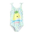 thumbnail image 1 of Squishmallows Girls Yellow 1 Piece Swimming Costume, 1 of 6