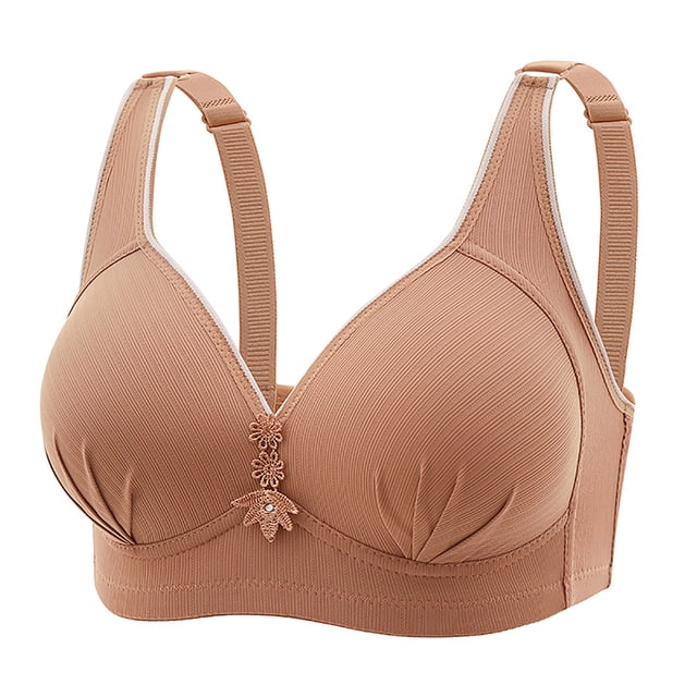Soutien-gorge Brodé Brillant Confortable Respirant Sans Armatures