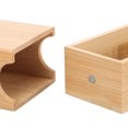 thumbnail image 4 of Glasses Case Bamboo Hard Shell Pulling Travel Sunglasses Organizer Eyeglass Case, 4 of 9