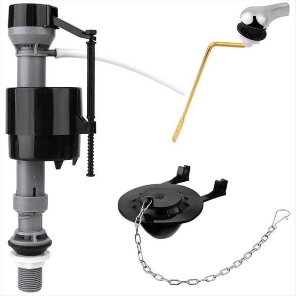 Universal Toilet Flusher Replacement Kit Toilet Flush Flapper Repair Kit Include Toilet Fill Valve Flapper Handle
