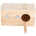 thumbnail image 2 of Bird Breeding Box Wooden Nesting Box House Warm Incubator Cage Pet Supplies, 2 of 9