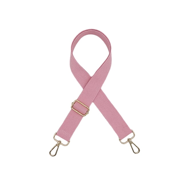 serony Sac à Bandoulière en Coton pour Filles Design Simple Sac à Main Décontracté Bande Réglable avec Boucles Sacs Bandoulière Réparation Rose