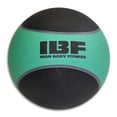 thumbnail image 4 of Iron Body Fitness Medicine Ball Set, 2-Piece Set with 6 lb and 12 lb Rubber Exercise Balls, 4 of 7