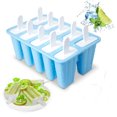 thumbnail image 1 of Popsicle Molds, DIY Ice Cream Mould with Sticks Reusable Silicone Ice Pop Molds Easy Release Ice Pop, 1 of 4