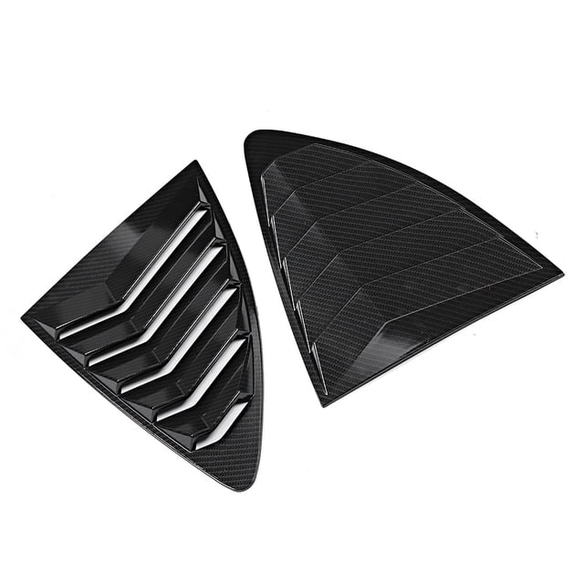 Window Louvers,2pcs Rear Window Louvers Side Window Louvers Rear Window Louvers Compact and Lightweight