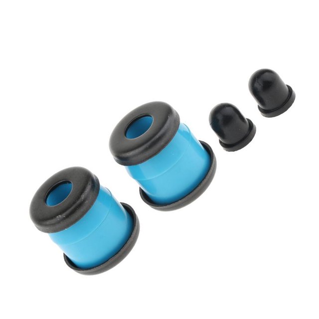 Skateboard Rebuild Kit Bushings Washers Pivot riding nice Cups for 2 Trucks 3.25in Blue