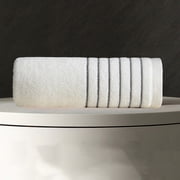 CQCYD Bath Towel, Striped Cotton Towel 74x34cm, Thick Soft Absorbent Bathroom Towel, Quick-Dry Face Towel Hand Towel, Household Gift Towel Set