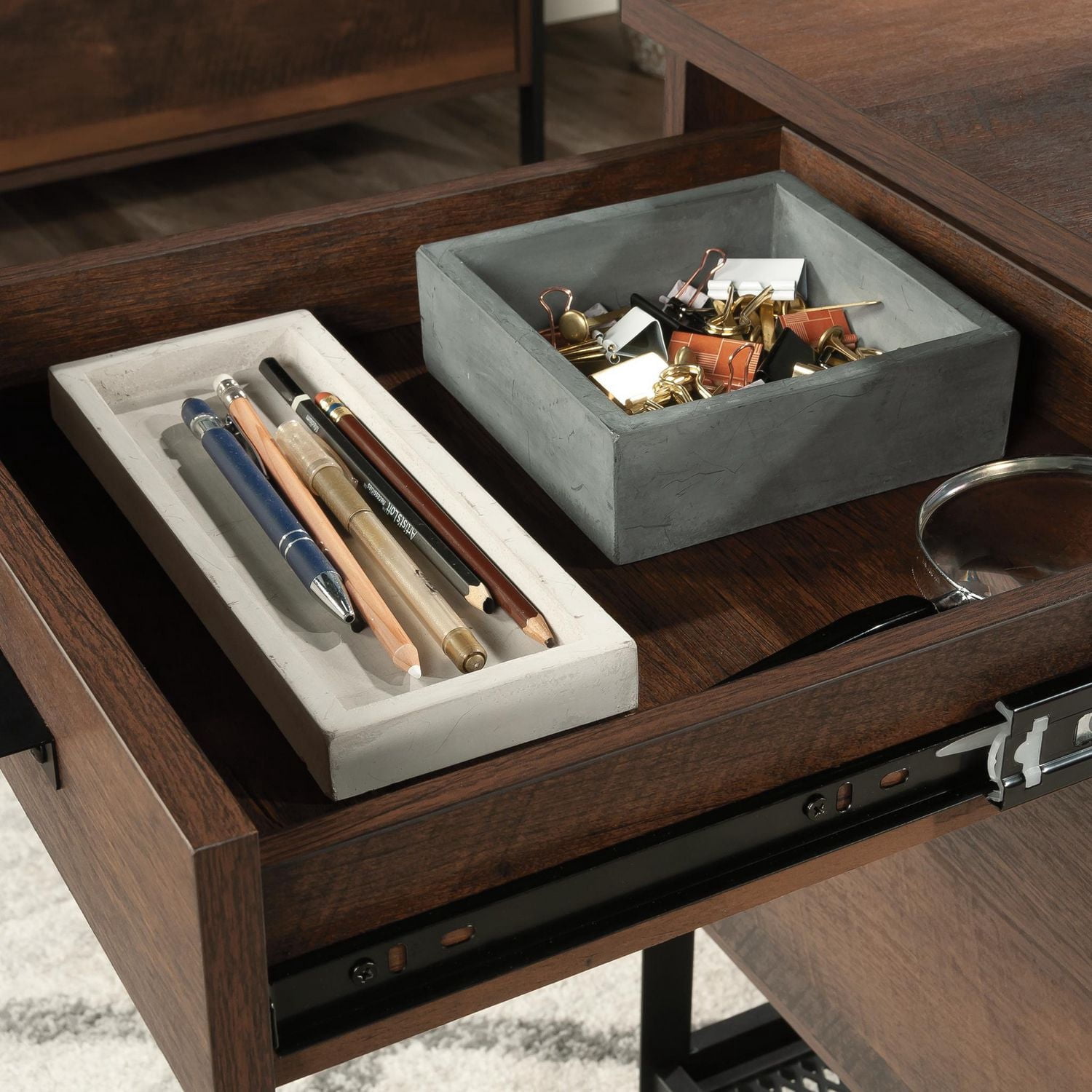 Sauder La Collection Briarbrook® Caisson mobile, Finition Barrel Oak, 430078