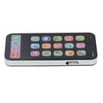 thumbnail image 1 of Kids Cell Phone Toy, Baby Phone Toy Learning Simulation Portable Educational  For Birthday Gifts White,Black, 1 of 8