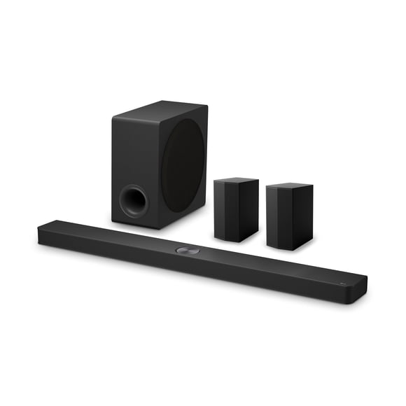 LG S90TR 7.1.3 ch. Soundbar with Wireless Dolby Atmos, Rear Surround Speakers Included, Triple Up-Firing Channels, Wow Orchestra, WOWCAST Built-in (S90TR, 2024)