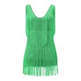 thumbnail image 4 of Ketyyh-chn99 Robes de Soirée pour Femmes Robe de Mariage Mode Couleur Unie Sans Manches Robes de Soirée Robes Noires de Mariage pour Femmes Vert,2TG, 4 of 5