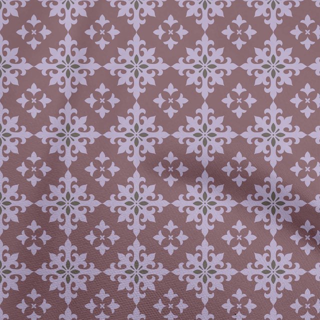 oneOone Rayon Wine Fabric Damask Craft Projects Decor Fabric Printed By The Yard 56 Inch Wide