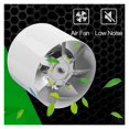 thumbnail image 3 of 2X 4 Inch Inline Duct Fan Air Ventilator Metal Pipe Ventilation Exhaust Fan Mini Extractor Bathroom Toilet Wall Fan ,Durability and Easy Installation, 3 of 6