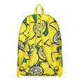 thumbnail image 3 of Fresh and Bright Lemon Print Daypack, Cute Summer Fruit Design Backpack with Citrus Pattern for Teens and Travelers, 3 of 5