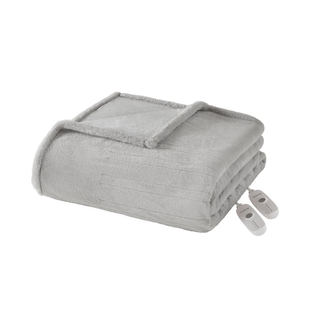 Couverture chauffante de luxe fausse fourrure de Beautyrest