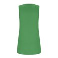 thumbnail image 4 of AherBiu Débardeurs Grande Taille pour Femmes Blouse d'Été Décontractée Ample Confortable Sans Manches à Encolure Carrée Froncée, 4 of 5