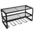 thumbnail image 1 of Performance Tool W7701 Power Tool Organizer Wall Mount - Hand Tool Storage Racks, Utility Racks, Drill Holder &amp; More - 3 Tier Sturdy Iron 16" Cordless Tool Organizers, 1 of 5