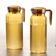 thumbnail image 4 of Oleegame 1PC Glass Bottle Acrylic Pitcher 1100ML Plastic Pitcher Clear Plastic Pitcher With Lid Heat Small Plastic Water Pitcher For Tea Lemonade Juice Milk, 4 of 4