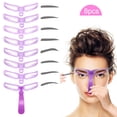 thumbnail image 1 of Pochoirs à Sourcils, Gabarit pour Sourcils, Pochoir à Sourcils Réutilisable 8 Styles, 1 of 3