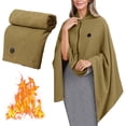thumbnail image 1 of USB Heated Blanket, Portable Heated Blanket, Wearable Blanket, Heated Throw Blanket, Zipper Blanket, Travel Blanket, Home Blanket, Office Blanket, Soft Heated Blanket, 1 of 6