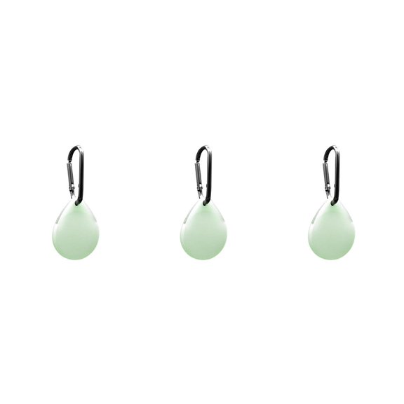 relayinert Étui de Localisateur Housse TPU Suspendue Portable Porte-Clés de Rechange pour Airtags Couleur Lumineuse 3Ensemble