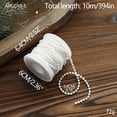 thumbnail image 1 of Pearl String Chains for Christmas Tree Decoration, DIY Beaded Garland for Wedding Scene Backdrops, Reusable Decorative Pendants for Crafting and Party Supplies, 1 of 2
