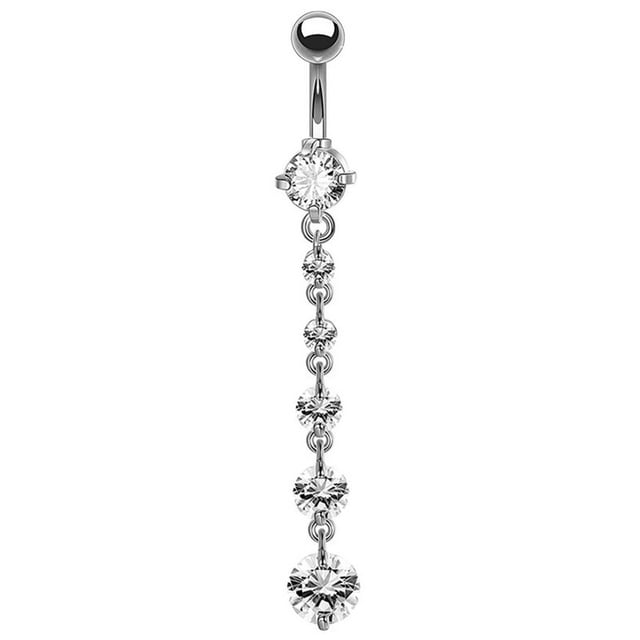 Xihbxyly Clearance Belly Button Updated S Urgical Steel Belly Button Rings With Properly Clearance Items