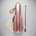 thumbnail image 3 of kowaku 4/4 Violin Case Waterproof Carbon Fiber Violin Case Shockproof Musical Instrument Accessory for Students, Professionals, School, Storage, 3 of 10