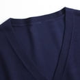 thumbnail image 3 of VgaVtl Long Sleeve Womens Plus Size Sweaters Women Cardigan Sweater Blue Knitted Solid Color Regular Button up Sweaters, 3 of 6