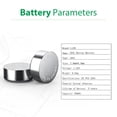 thumbnail image 2 of LiCB LR41 AG3 392 384 192 Battery 1.5V Alkaline Button Batteries (20 Pack), 2 of 8