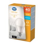 Great Value 40W A19 Soft White LED bulbs 4-pack