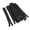 Black, variant on 10 Pieces Resin Zipper Closed End Zipper for Sewing Supplies Black