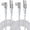 2 Pack (White), variant on Fasgear USB C Cable 10ft, 2 Pack 3A Fast Charging Long Nylon Braided Hight Speed Type C 2.0 Charger Cord Compatible for Galaxy S22 Ultra S21 Plus Note 20 A10e,Moto G,LG V50,Xperia XZ,PS5,Switch, Black