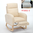 thumbnail image 1 of Rocking Chair Nursery Chair with Foot Rest, Nursery Rocking Chairs with High Back, Glider Rocking Chair, Baby Nursery Glider Rocker, Nursing Chair Accent Living Room, 1 of 3
