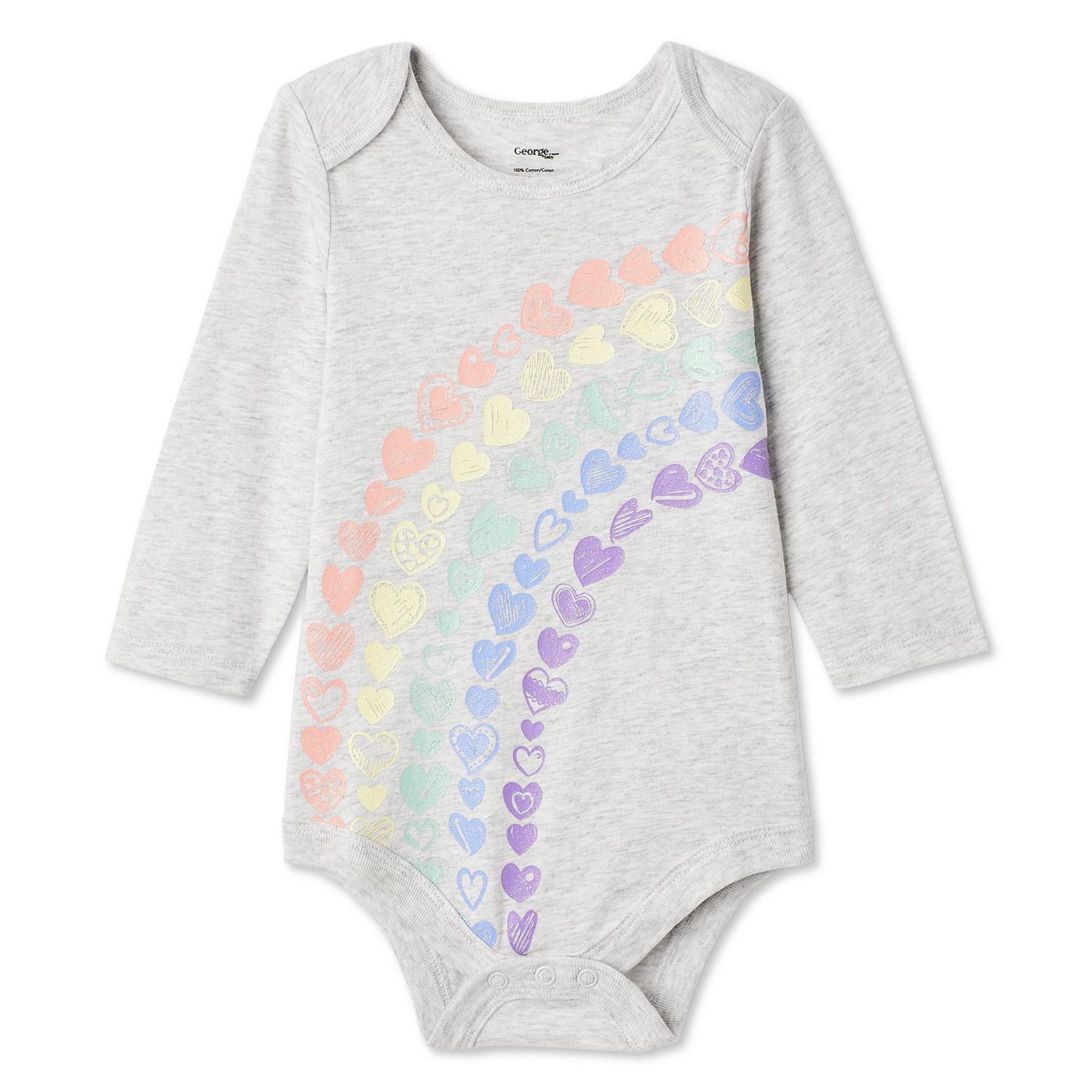 Cache-couche avec imprimé graphique George pour bébés filles