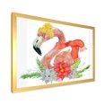thumbnail image 2 of Designart Lama de Noël Prêt pour Santa II Art Mural Encadré Tropical, 2 of 4