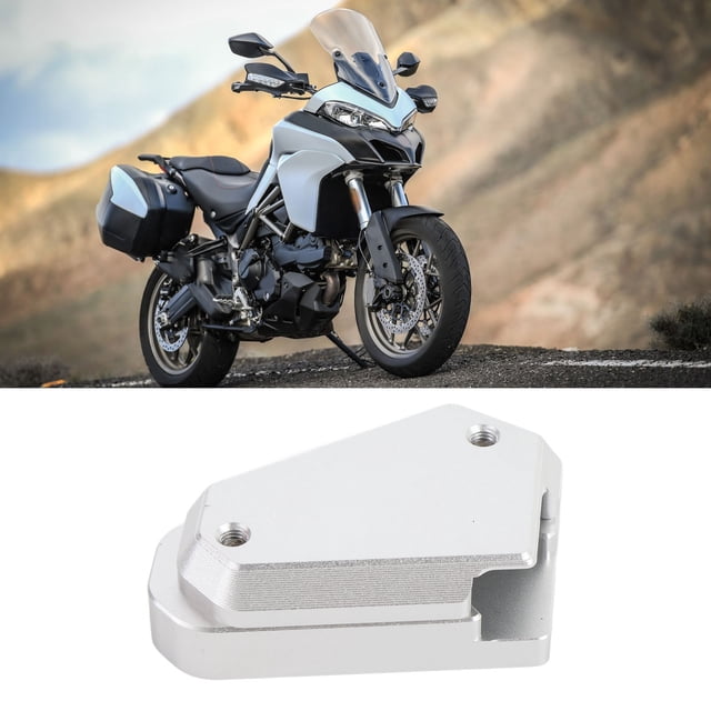 Motorbike Rear Foot Brake Pedal Extension, Larger Foot Support Area, Stable Connection, T6063 Aluminum Alloy, for Multistrada 950 950S 2015-2022, with Fitment for Multistrada