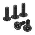 thumbnail image 1 of Unique Bargains Flanged Button Head Socket Cap Screws, 25 Pack M6x20mm 304 Stainless Steel Bolts, 1 of 5